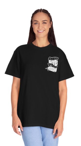 Women's Christ Gives Eternal Freedom T-Shirt